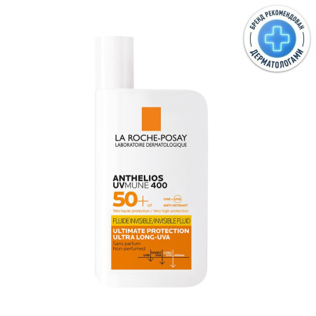 ЛЯРОШ АНТГЕЛИОС-26 UVMUNE 400 Флюид невидимый д/лица SPF50+ 50мл
