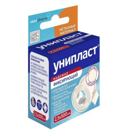 Пластырь Унипласт неткан 2,5х500см