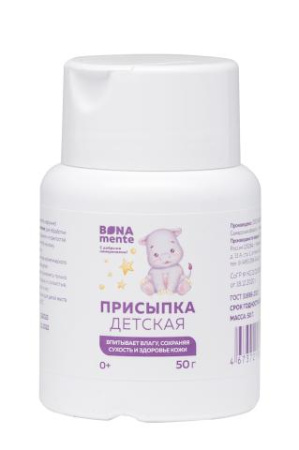 Bona Mente! присыпка детская без добавок 50г