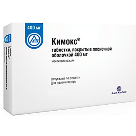 Кимокс таб. п.п.о. 400мг N5