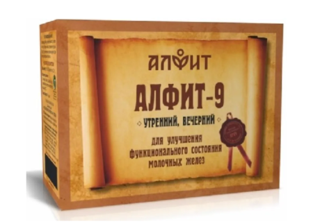 Фиточай Алфит 9 мастопатийный брикет 2г N60 120г (утро-вечер N30х2)