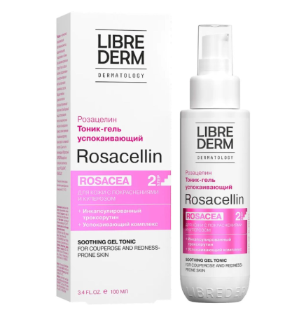 Либридерм розацеллин тоник-гель успокаивающий 100мл