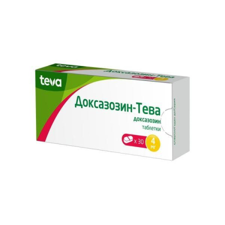 Доксазозин-тева таб. 4мг N30