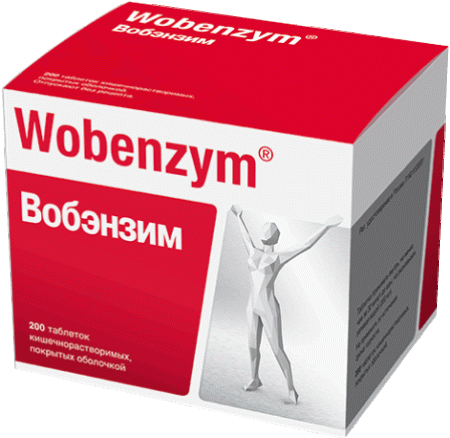 Вобэнзим таб. п.о кш/раств N200