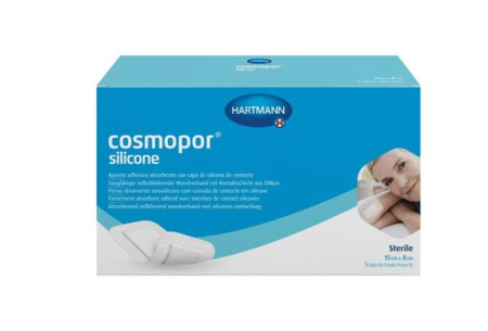 Повязка Космопор силикон/Cosmopor silicone стерил пластырная 15х8см N5