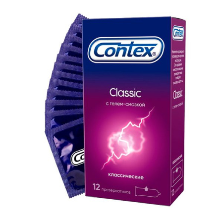 Презервативы Контекс/Contex классик N12