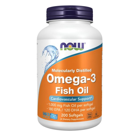 Нау фудс now омега-3 капс. 1000мг N200