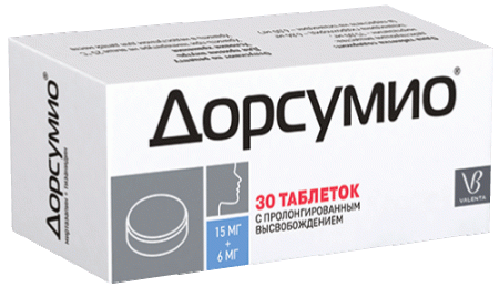 ДОРСУМИО ТАБ. С ПРОЛОНГ. ВЫСВОБОЖД. 15МГ+6МГ №30