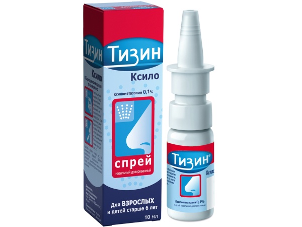 Тизин классик спрей наз. доз. 0,1% 10мл N1