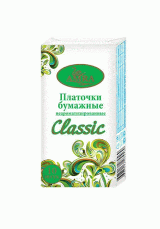 Платочки бумажные Амра/amra 2сл белые б/аромата N10