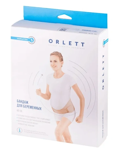 Бандаж ортопедический дородовый фиксирующий Orlett, арт. MS- 96, L, бежевый