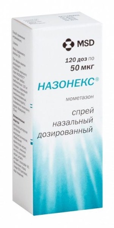 НАЗОНЕКС СПР. НАЗ. ДОЗИР. 50 МКГ/ДОЗА ФЛ. 18Г (120ДОЗ) №1