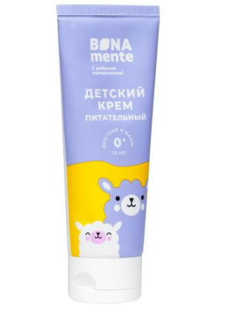 Крем детский Bona Mente! питательный 75мл