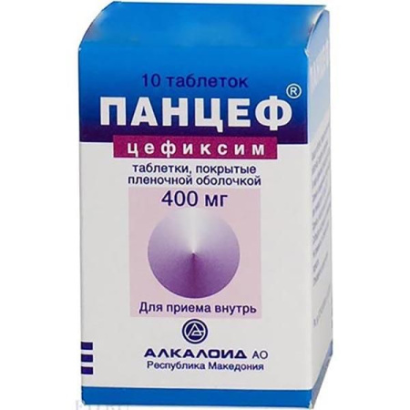 Панцеф таб. п.п.о. 400мг N10
