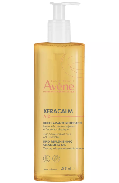 Авен ксеракальм а.д. масло очищающее липидо-восполняющее 400мл (C40544)