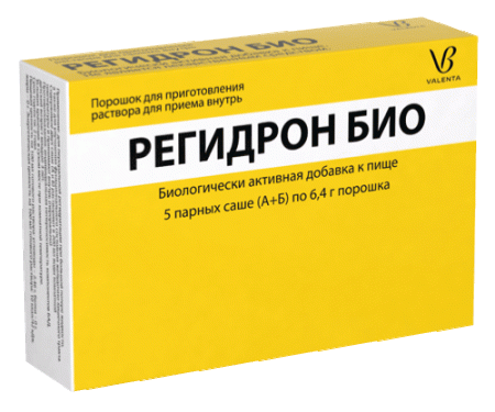 Регидрон био пор. д/р-ра внутр саше А+Б 6,4г N5 (5 парных саше)