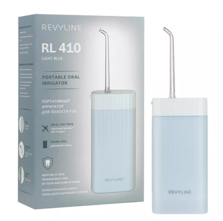Revyline ирригатор rl 410 портативный голубой light blue