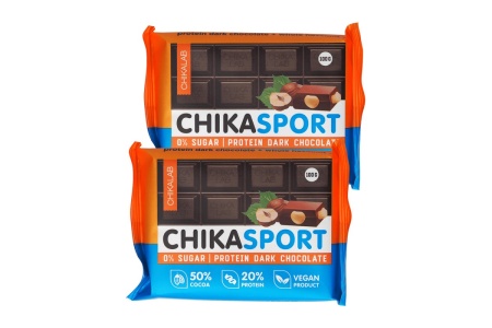 Чикалаб/chikalab темный шоколад с фундуком 100г