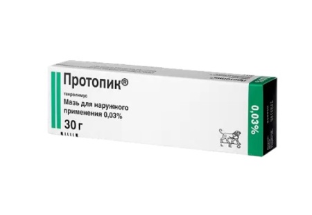 Протопик мазь д/наруж.прим. 0,03% 30г N1