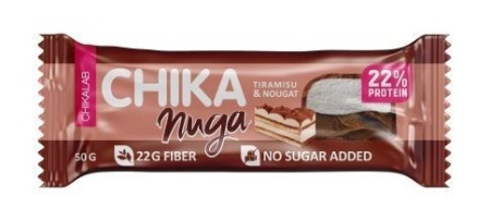 Чикалаб/chikalab батончик глазированный нуга со вкусом тирамису 50г