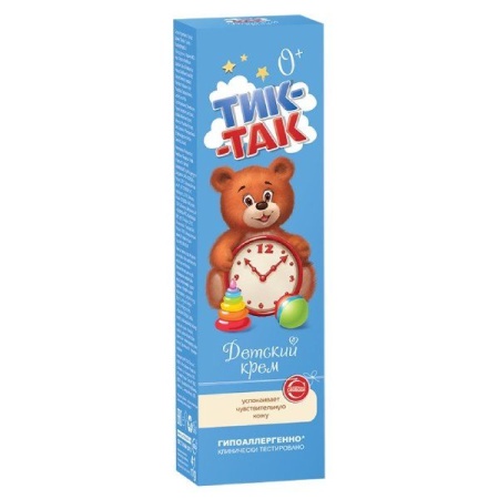 Тик-так крем под подгузник защитный 0+ 75мл