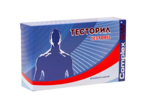 Тесторил капс. 650мг N60