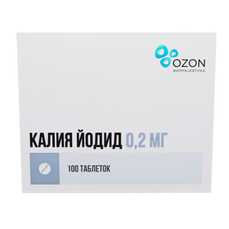 Калия йодид таб. 200мкг N100