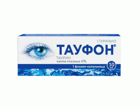 Тауфон капли гл. 4% 10мл N1 (фл-кап)