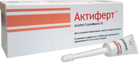 Актиферт кристал матрикс-фс гель смазка 5мл N4