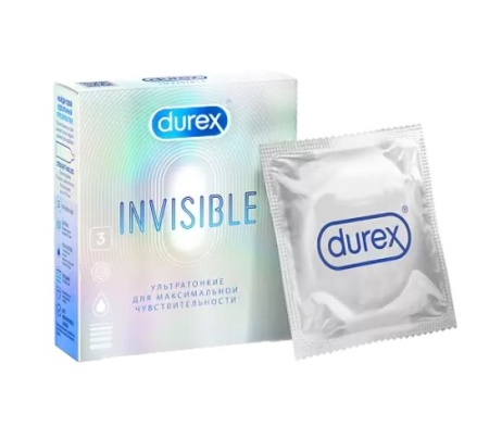 Презервативы Дюрекс/Durex инвизибл ультратонкие N3