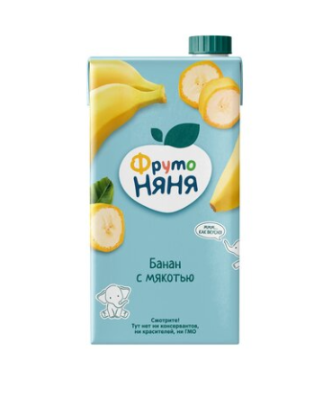ДП фрутоняня нектар мякот банан 500мл