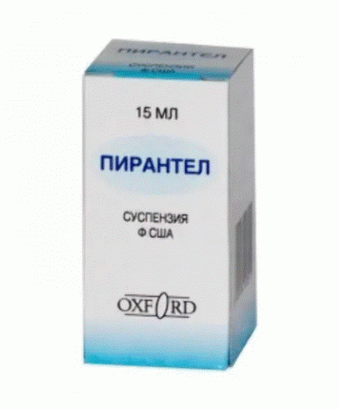 Пирантел сусп. д/приема внутрь 250мг/5мл 15мл N1