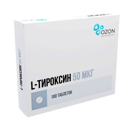 L-Тироксин таб. 50мкг N100