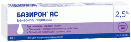 БАЗИРОН АС 2,5% 40,0 ГЕЛЬ