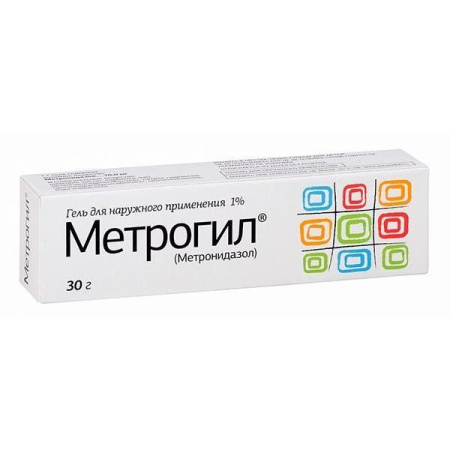 Метрогил гель д/наружн. прим. 1% 30г N1