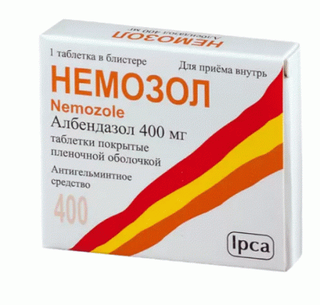 Немозол таб. п.п.о. 400мг N1