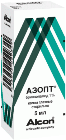 Азопт капли гл. 10мг/мл 5мл N1