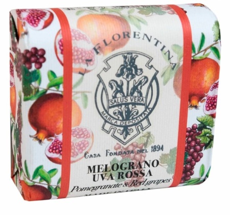 Ла флорентина/la florentina мыло гранат-красный виноград 106г