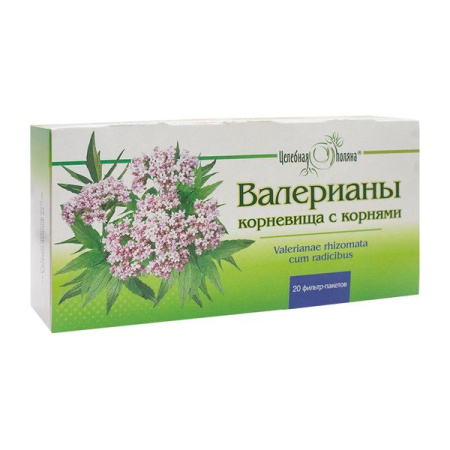 Валериана корневища с корнями 1,5г N20
