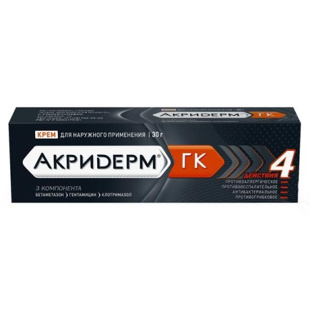 Акридерм ГК крем 30г N1