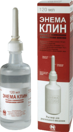 Энема клин р-р д/рект. введ. 120мл N1